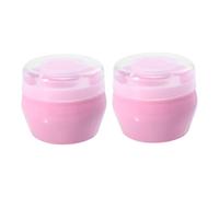 Hemobllo Piumini da Cipria per Neonati Set da 2 Manico, Piumino da Cipria per Bambini Morbido e Portatile, Dopo Bagno nella Stagione Calda per Pelle Delicata e Assorbimento Umidità