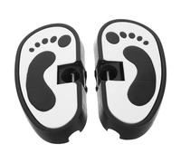 Hemobllo Poggiapiedi per Pedali Triciclo a Pedali per Supporto Bianco Resistente per Passeggiate All’Aperto Accessori di Ricambio per Bici Grande Base di Appoggio