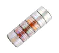 Hemobllo Polvere Mica per Resina Epossidica Set 6 Colori per Progetti Fai da Te Naturali per Nail Art e Decorazioni Materiale Sicuro e Non Tossico