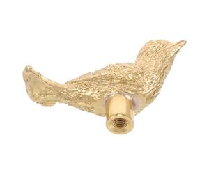 Hemobllo Pomello a Forma di Piccolo Animale in Ottone, Oro Moderno | Metallo Liscio, Formato Compatto e Sicuro, per Comò, Madie e Aggiornamento Rapido Dell'arredo