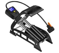 Hemobllo Pompa Portatile Mini Digitale Alta Pressione per Bicicletta Auto Elettrica Moto Gonfiaggio Rapido e Salva Fatica Multifunzione per Palloni e Gonfiabili Vari