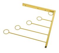 Hemobllo Porta Abiti da Organizer Salvaspazio Resistente e Facile da Installare in Ferro Oro Design Multi- per Cabina Armadio e Diverse Occasione