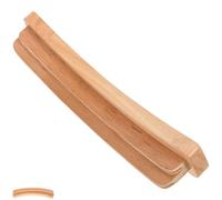 Hemobllo Porta Carte da Gioco in Legno Base Beige Sagomata a Curva, Supporto per Carte da Gioco che Previene la Caduta, per Giochi e Utilizzo Hands Free