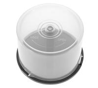 Hemobllo Porta Cd e Porta Dvd in Plastica Resistente, Contenitore Di Archiviazione Vuoto Per 50 Dischi, Set Da 2 Pezzi, Organizer Cd/dvd Per Scrivanie e Librerie, Protezione Da Polvere e Umidità