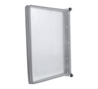 Hemobllo Porta Documenti da Parete A4 Espositore Documenti 5 Pagine Ferro e Pvc 5 Cartelle a Sfogliamento Salvaspazio per Conference e Home Office