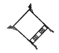 Hemobllo Porta Pennelli per Acquerello in Plastica Nera 12 Supporti, Struttura Liscia e Resistente, per Organizzare Pennelli da Pittura e Modellismo