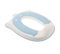 Hemobllo Porta Wc con Ventose, Portatile, Antischizzo, Blu | Pp e Tpe, Base Antiscivolo Allargata, Design Ergonomico Anteriore, per Bagni Compatti e Viaggio