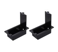 Hemobllo Portabatterie 9v per Pickup Chitarra e Basso Attivo, Scatola Vano Batteria Compatta senza Terminali, Custodia Sostitutiva Resistente per Batteria Pickup Elettrico - Set da 2 Pezzi