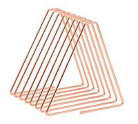 Hemobllo Portadocumenti Da Scrivania in Filo Metallico Portariviste Regolabile Organizer Per Documenti e Album Design Triangolare Espandibile Soluzione Da Ufficio e Casa