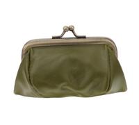 Hemobllo Portafoglio Mini Donna in PU Portamonete e Carte di Credito Retro Leggero e Durevole Facile da Aprire e Chiudere per e