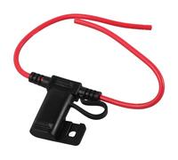 Hemobllo Portafusibile Inline Auto Reset Compatto per Veicoli con Materiali Tpe PVC Resistenti Base Facile da Gestire per Auto Barche e Camion