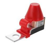 Hemobllo Portafusibile Terminale Batteria 58v Dc 100a per Singolo Perno M8 | Plastica e Lega di Zinco, Resiste alle Vibrazioni, per Sistemi a Batteria e Veicoli Elettrici