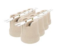 Hemobllo Portalampada Ceramica E27 Filettato Resistente Alte Temperature per Lampade LED Alogene Incandescenza per Casa Bar Hotel Set 12 Pezzi Ricambio Lampadari