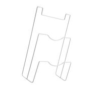 Hemobllo Portaoggetti Multiuso Da Cucina, Scolapiatti Da Parete in Ferro Bianco, Supporto Porta Coperchi e Taglieri Senza Foratura Per Risparmio Spazio Dietro Porta