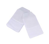 Hemobllo Portapenne Infermiere da Tasca in Pvc Bianco 10 Pezzi, e Facile da Pulire, Stile Semplice ed Elegante per Dottori e Infermieri