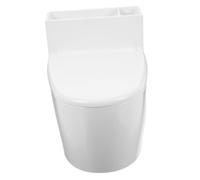 Hemobllo Posacenere da Parete con Design Wc Resistente Al Vento Facile da Installare Foratura per Bagno e