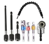Hemobllo Prolunga Flessibile per Avvitatore Astina Autobloccante Esagonale Quick Release Estensione Punte Cacciavite per Trapano e Avvitatore Manuale Kit Inserti Precisione Leggero e