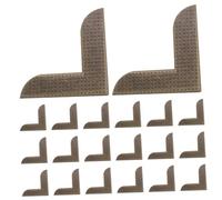 Hemobllo Protezione Angolare in Metallo Vintage per Libri e Album 100 Pezzi Bronzo Antico per Scrapbooking, Quaderni, Fai da Te, Estetica Decorativa e Protezione Bordi per Uso Scolastico e Creativo