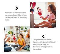 Hemobllo Pupazzo da Dito Forma di Figura Professionale Burattino da Dito Interattivo per Giocattolo per Racconti e Spettacoli Teatrali Decorazione Desktop