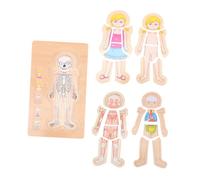 Hemobllo Puzzle Educativo in Multistrato Struttura Corpo Umano per Gioco Intelligente per Ragazze e Ragazzi Dimensioni Adatte alle Mani Piccole Duraturo e Pratico Regalo per Compleanni e