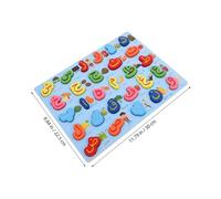 Hemobllo Puzzle in Legno Di Lettere Arabe Gioco Educativo Per Apprendimento Precoce Abbinamento Delle Lettere Strumento Montessori Per Ragazzo