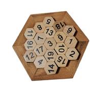 Hemobllo Puzzle Numerico in Legno Rompicapo Educativo per Allenamento del Pensiero Logico Giocattolo per Sviluppo Intelligenza nella Prima Infanzia