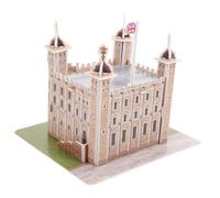 Hemobllo Puzzle Torre di Londra in Cartone per Adulti da Assemblare Manuale Gioco Educativo e Decorazione Resistente Agli Urti Completo DIY