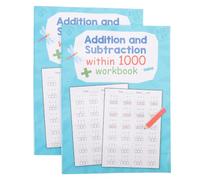 Hemobllo Quaderno di Esercizi di Matematica per Giochi di Addizione e Sottrazione, Carta Resistente, Miglioramento delle Abilità Logiche e Pratica Quotidiana a Scuola
