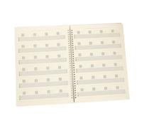 Hemobllo Quaderno per Chitarra Spartiti a Sei Corde, Copertina in PP e Leggero, Design a Spirale Portatile per Principianti, da Inserire nello Zaino o Nella Borsa per Chitarra
