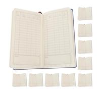 Hemobllo Quaderno per Pianificatore Finanziario A6 Blu 10 Pezzi Organizer Budget Giornaliero Compatto Libretto di Bilancio Portatile per Monitoraggio Spese Familiari e Uso Domestico