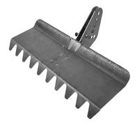 Hemobllo Rastrello Livellatore Agricolo in Acciaio Manganese Nero per e Colture, Utensile Versatile per Giardinaggio Riduzione Sforzo, per Paesaggi e Terreni Agricoli