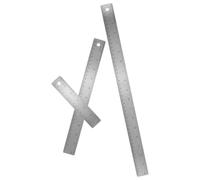 Hemobllo Righelli in Acciaio Inossidabile con Doppia Scala Millimetrica Retro in Sughero Antiscivolo Strumenti Precisi per Disegno Gioielleria Architettura e Scuola Misurazione Versatile