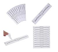 Hemobllo Righello Monouso Per Sopracciglia 100 Pezzi Scala Graduata, Misura e Posiziona Sopracciglia Professionale, Strumento Per Modellare e Bilanciare Forma Volto Per Tatuatori e Principianti