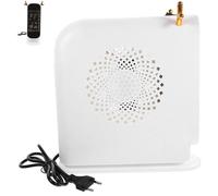 Hemobllo Riscaldatore Elettrico da Tavolo Compatto a Risparmio Energetico Mini Riscaldatore Domestico Portatile per Ufficio Scaldabagno Elettrico Rapido per Interni Colore Bianco