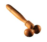 Hemobllo Rullo Massaggiante in Legno Ruota Massaggiante Per Braccia Testa Collo Vita e Spalle Polpacci Cosce Massaggiatore Per Tutto Corpo Aumenta La Circolazione Sanguigna e Allevia La