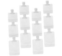 Hemobllo Sacchetti Per Lozione Ricaricabili 12 Pezzi 30ml 50ml 100ml Buste Compatte Multifunzionali Per Uso Quotidiano e Viaggi, Riutilizzabili e Comprimibili Per Cosmetici