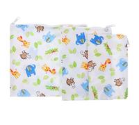 Hemobllo Sacchetti Porta Merenda con Design Isolante Set 3 in Peva Riutilizzabili Bianco e Zip Lavabile per Snack e Biscotti