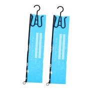 Hemobllo Sacchetti Porta-parrucche Con Gancio 2 Pezzi in Pvc Organizzatore Per Extension e Supporto Da Appendere Per Forniture Chioma Professionali