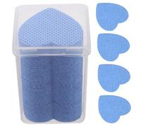 Hemobllo Salviette Di Cotone Per Unghie e Rimozione Smalto 200 Pezzi a Forma Di Cuore, Assorbenti Monouso Per Estensione Ciglia e Manicure, Morbide e Pratiche Per Uso Professionale e Da Viaggio