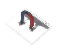 Hemobllo Scatola Polvere Ferro per Esperimenti Didattici di Contenitore Ferrosi per Dimostrazioni Campi Magnetici Strumento Educativo Resistente e Facile da Pulire