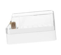Hemobllo Scatola Porta Punte Per Trapano Per Unghie in Materiale Trasparente e Durevole Supporto Per Testina Per Levigatura Unghie Organizer Per Manicure