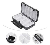 Hemobllo Scatola Portapillole Mini Portatile Multiuso per Viaggio e Pesca Contenitore Stagni per Medicinali e Accessori da Pesca Organizer Compatto con Scomparti Separati per Casa e