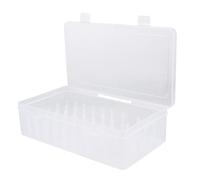 Hemobllo Scatole di Stoccaggio in Plastica Trasparente per Fili da Cucito e Ricamo Contenitori Resistenti Antipolvere per Accessori da Cucito Set da 2 Pezzi per Organizzazione Domestica