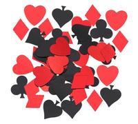 Hemobllo Scatter da Tavolo in Plastica 90G Decorativi di Frammenti di Poker per Matrimoni e Compleanni Decorazione Colorata per Feste e Lavoretti Fai da Te