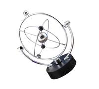 Hemobllo Science Toy Orbital Perpetual Motion Desk Toy in Metal for Adults and Kids Interactive Physics Demonstration Space Gadget for Home and Office Decor