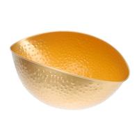 Hemobllo Secchiello Popcorn in Ferro Oro, Contenitore Versatile e Leggero per Snack, Ciotola Decorativa Creativa per Feste e Regalo