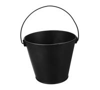 Hemobllo Secchio per Grasso e Olio da Barbecue in Lamiera Stagnata 8x10,5x12 Cm per Raccolta Grasso, Compatto per Griglia da Esterno e Picnic, Riciclabile e Facile da Pulire