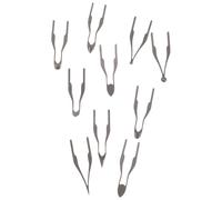 Hemobllo Set 10 Punte per Penna a Pirografo in Metallo ad Alta Impedenza Punte di Ricambio per Pirografia su Legno Accessori Professionali per Strumenti di Pirografia Fai da Te