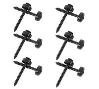 Hemobllo Set 12 Viti Cromate e Boccole di Montaggio per Manico Chitarra Elettrica Bulloni per Giunto Manico Piastra Accessori per Riparazione e Manutenzione Strumenti Musicali