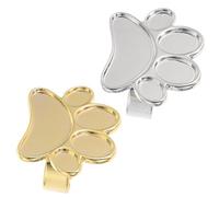 Hemobllo Set 2 Pezzi Anello Porta Smalto in Metallo, Mini Tavolozza per Miscelare Unghie Supporto Espositivo, Strumento Nail Art per Salone e Uso Domestico